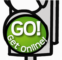 Get Online logo (stoplight with 