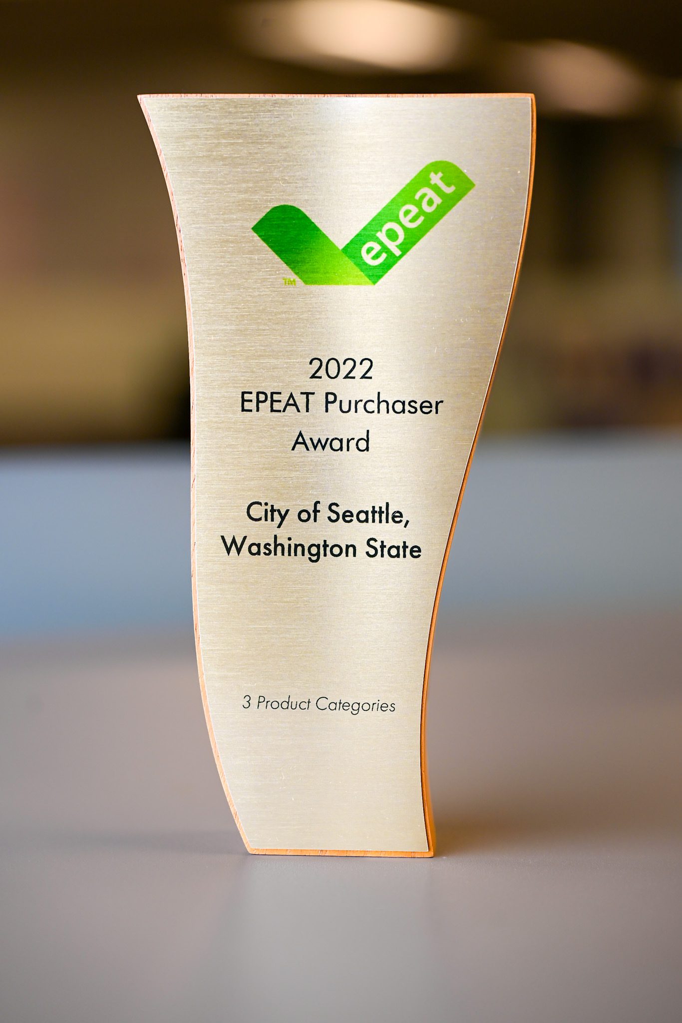 Seattle wins 2022 EPEAT Purchaser Award for sustainable electronics procurement