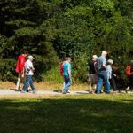 Walkers in Carkeek Park