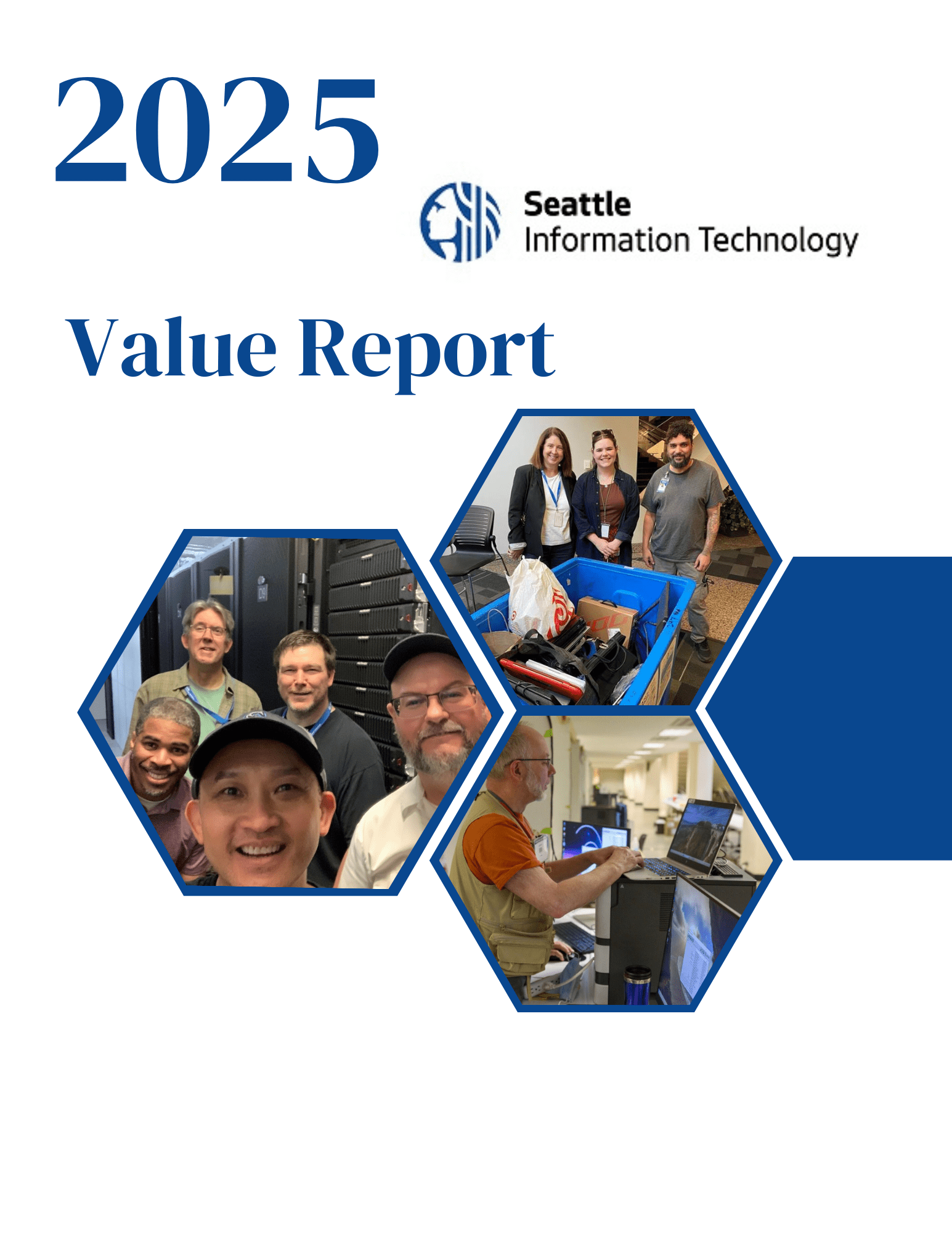 Clickable Cover of Seattle IT's Annual Report 2025